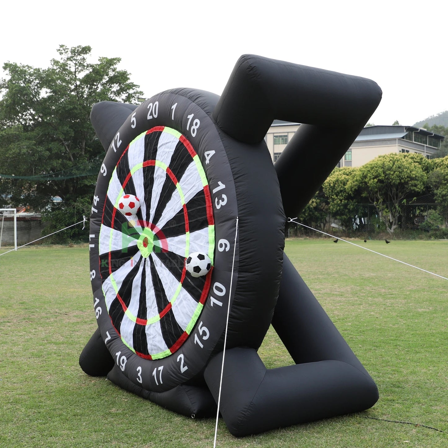 10ft Giant Inflatable Soccer Dart Board Large Kick Football Target Dartboard for Outdoor Backyard Games,Camp and Soccer Parties
