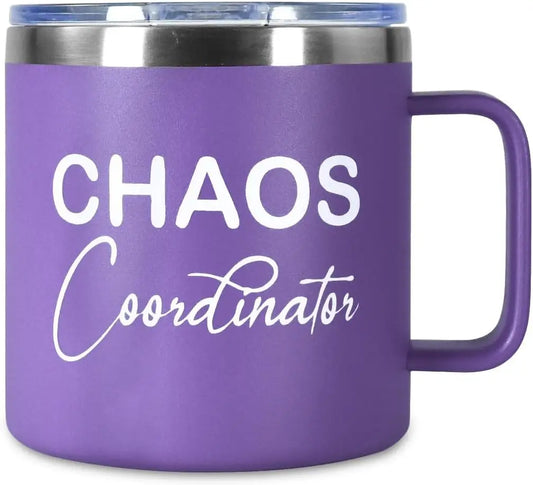 14oz Stainless Steel Insulated Coffee Mug with Handle Double Wall Vacuum Travel Camping Mug for Mother's Day and Father's Day