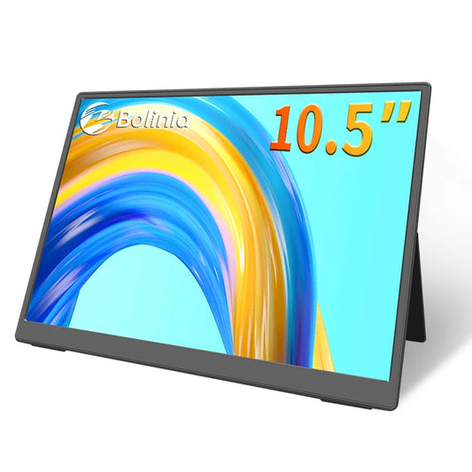 10.5 Inch Mini FHD Ultra-Thin Portable Monitor 1280P Display Ips Portable Screen